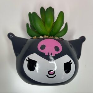 Sanrio Hello Kitty And Friends Kuromi Faux Succulent Planter